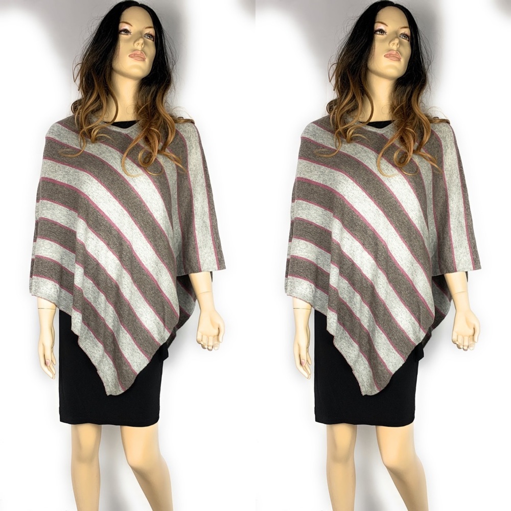 Cashmere poncho